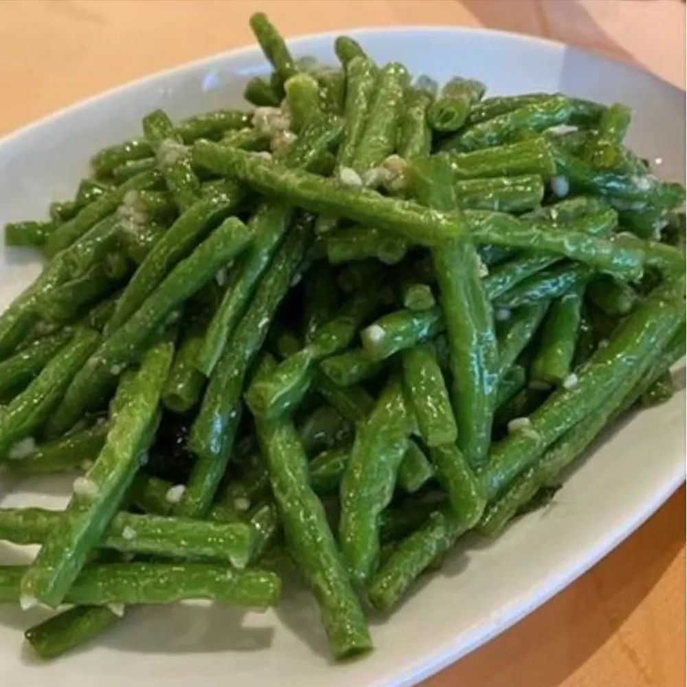 Garlic Green Beans at Bamboo Garden Dumplings House, Chinese Restaurant in Twentynine Palms